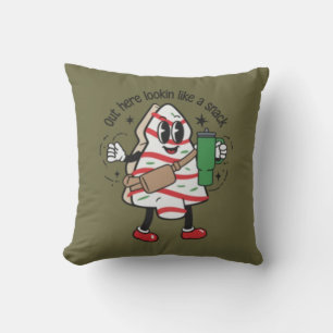 Hier sieht man aus wie ein Snack-Weihnachtsbaumkuc Kissen