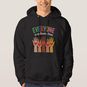 Hier sind alle willkommen hoodie