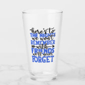 Hier sind die Nächte, an die wir uns nicht erinner Glas (Vorderseite)