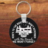 Hier sind die Nächte, an die wir uns nicht erinner Schlüsselanhänger (Vorderseite)