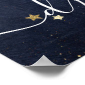 Hier sind die Narren, die träumen Stars Typografie Poster (Ecke)