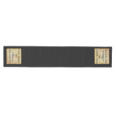 Hier sind Drachen Mittelgroßer Tischläufer (Horizontal)