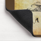 Hier sind Drachen Mousepad (Ecke)