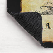 Hier sind Drachen Mousepad (Ecke)