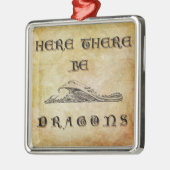 Hier sind Drachen Ornament Aus Metall (Links)