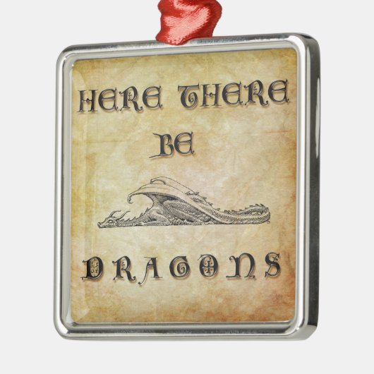 Hier sind Drachen Ornament Aus Metall (Links)