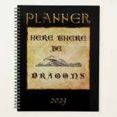 Hier sind Drachen Planer (Vorderseite)