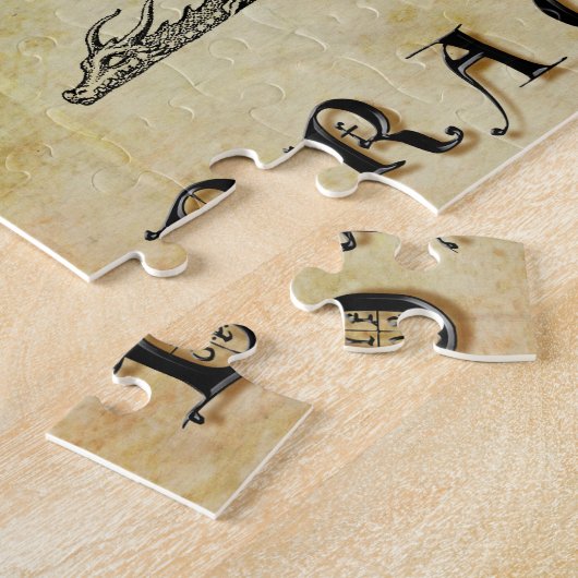 Hier sind Drachen Puzzle (Seite)