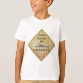 Hier sind Drachen T-Shirt (Vorderseite)