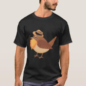 HIER SIND DRAGONS UND Big Barted Bird T - Shirt (Vorderseite)
