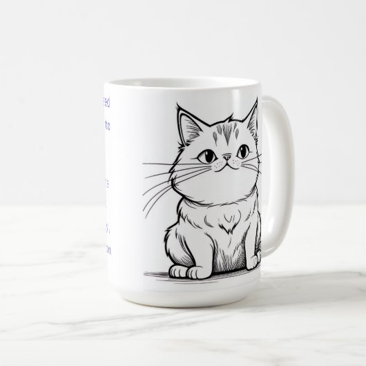 Hier sind eine Million Dollar Kaffeetasse (VorderseiteRechts)