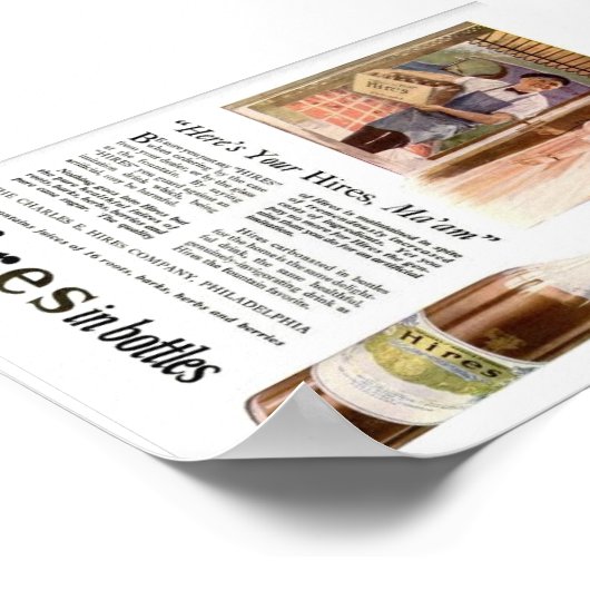 Hier sind Ihre Mieten Poster (Ecke)