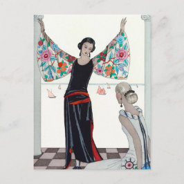 Hier sind meine Flügel - George Barbier Postkarte