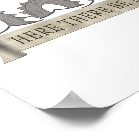 Hier sind Monster Poster (Ecke)