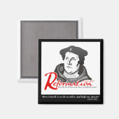 Hier Stand Martin Luther Reformation 500 Magnet (Vorderseite/Rückseite)