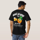 HIER T - Shirt STEHEN (Schwarz voll)