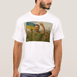 Hier übernimmt Präsident Volodymyr Zelensky die Ro T-Shirt