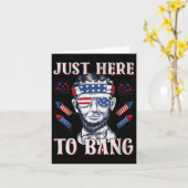 Hier, um Abraham Lincoln 4. Juli Feuer zu Bang Abr Karte (Gelbe Blume)