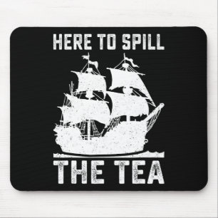 Hier, um den Tee-Funny 4. Juli verteilen Us Patrio Mousepad