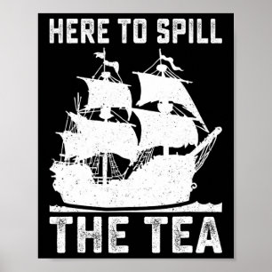 Hier, um den Tee-Funny 4. Juli verteilen Us Patrio Poster