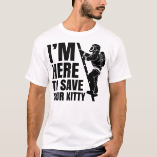 Hier, um Ihren Kätzchen Feuerwehrmann Feuerwehrfir T-Shirt