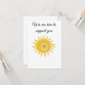 Hier, um Karte zu unterstützen (Vorderseite/Rückseite Beispiel)