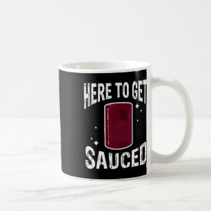 Hier, um saucen Spaß Cranberry Sauce Thanksgivin Kaffeetasse