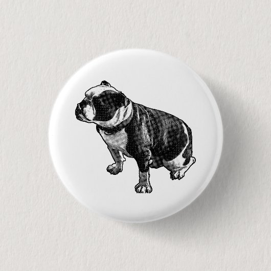 Hier und Standhaft Button (Vorderseite)