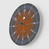 Hier und überall große wanduhr (Winkel)