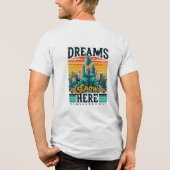 Hier wachsen Träume Tri-Blend Shirt (Rückseite)