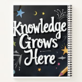 Hier wächst das Wissen um authentischen Klassensti Notizblock (Rückseite)