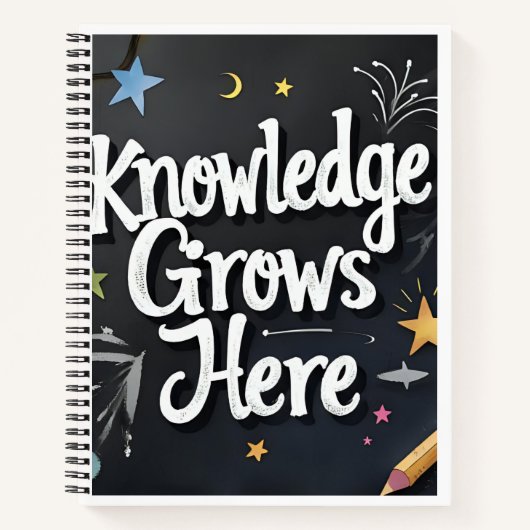 Hier wächst das Wissen um authentischen Klassensti Notizblock (Vorderseite)