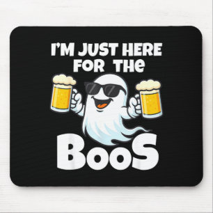 Hier wegen der Buh-Geister-Sonnenbrille lustiger H Mousepad