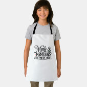 Hier werden Erinnerungen und Mahlzeiten serviert. Schürze (Insitu)