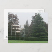 Hier wird es keine Wunder geben - Edinburgh Art Postkarte (Vorne/Hinten)