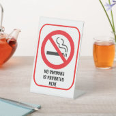 HIER WIRD KEIN RAUCHEN VERMIEDEN SOCKELSCHILD (In SItu)