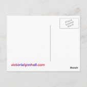 "Hier wird Kreativität serviert" Postkarte (Rückseite)