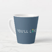 Hier wird's dir gefallen Zitat Milchtasse (Linke Ecke)