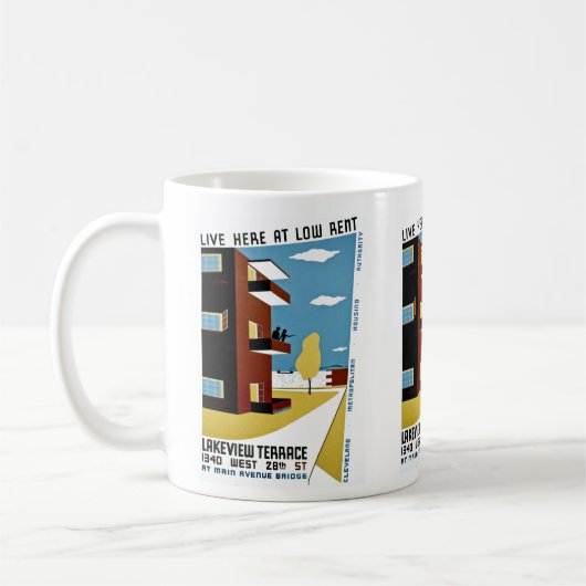 Hier wohnen Sie bei Low Rent Kaffeetasse (Links)