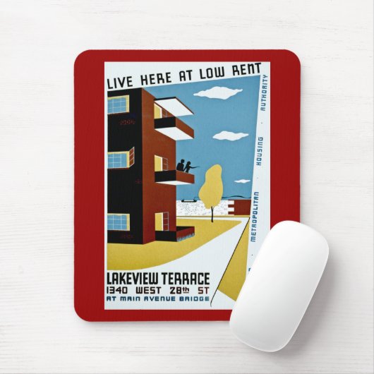 Hier wohnen Sie bei Low Rent Mousepad (Mit Mouse)