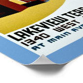 Hier wohnen Sie bei Low Rent Poster (Ecke)