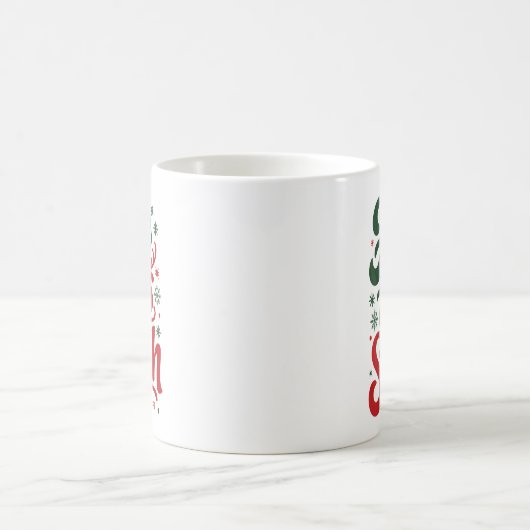 Hier zu Sleigh Funny Xmas Funny Slay Weihnachtspuf Kaffeetasse (Mittel)