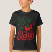 Hier zu Sleigh Funny Xmas Funny Slay Weihnachtspuf T-Shirt (Vorderseite)