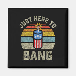 Hier zum Bang lustige 4. Juli Amerikanische Unabhä Magnet
