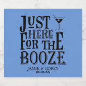 Hier zum Booze Alkoholflaschenetikett (Einzelnes Label)