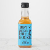 Hier zum Booze Alkoholflaschenetikett (Vorderseite)