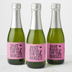 Hier zum Booze Schaumweinetikett