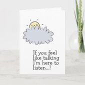 Hier zum Hören! Ich habe dich got! Niedliche Krebs Karte (Vorderseite)