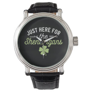 Hier zum Shenanigans St Patrick's Day Armbanduhr