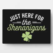 Hier zum Shenanigans St Patrick's Day Fotoplatte (Vorderseite)
